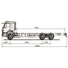 Шасси КАМАЗ 65117-3010-50